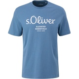 s.Oliver Herren T-Shirt, blau 54D1, XL