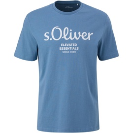 s.Oliver Herren T-Shirt, blau 54D1, XL
