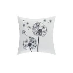 como Kissen  Blumen , weiß , Maße (cm): B: 45