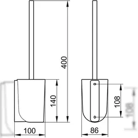 Keuco Elegance Toilettenbürstengarnitur