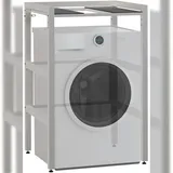 CLP Waschmaschinenregal Gannet weiß