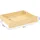 Homestyle4u Bettkasten 2er Set Aufbewahrung Bettschublade Bettauszug Natur
