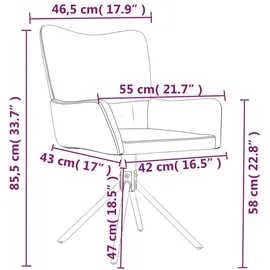 vidaXL Esszimmerstühle 2 Stk. Drehbar Dunkelgrün Samt