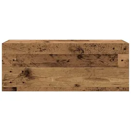 vidaXL Bad-Wandschrank 80 x 25 x 30 cm Holzwerkstoff Altholz-Optik