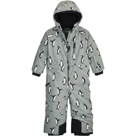 KILLTEC first instinct by killtec Kinder Skioverall/Schneeanzug mit Kapuze FISW 26 MNS ONPC, stahlmint, 122, 42104-000