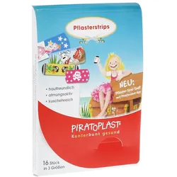 Piratoplast Mädchen Pflasterstrips 3 Grö 16 St