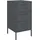 vidaXL Nachtschrank Larinc 36 x 39 x 68 cm Anthrazit