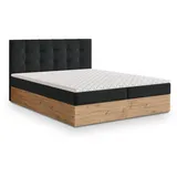 masseno MOLVEN 160 x 200 cm Schwarz