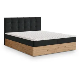 masseno MOLVEN 160 x 200 cm Schwarz