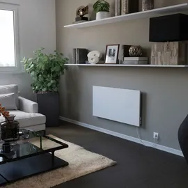 Ximax Mobile Infrarotheizung mit Rollen und Thermostat 50x100 cm 750 Watt Weiß