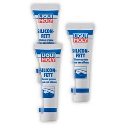3x 100g LIQUI MOLY 3312 Silicon-Fett transparent Silikonfett Schmierung