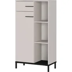 Aktenschrank GERMANIA "GW-Rovigo", braun (kaschmir), B:64cm H:120cm T:34cm, Holzwerkstoff, Metall, Schränke, Tür schließt nur 2/3 des Schranks