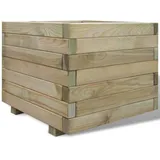 vidaXL Hochbeet 50x50x40 cm Holz Quadratisch