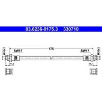 ATE Bremsschlauch 83.6236-0175.3