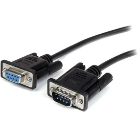 Startech StarTech.com MXT1001MBK DB9 Seriell RS232 Verlängerungskabel - DB9 RS 232 Kabel Verlängerung (Stecker/Buchse, 1m)