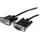 Startech StarTech.com MXT1001MBK DB9 Seriell RS232 Verlängerungskabel - DB9 RS 232 Kabel Verlängerung (Stecker/Buchse, 1m)