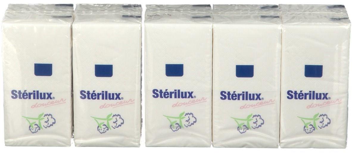 Stérilux® Douceur Mouchoir blanc en étui 10 pc(s) lingette(s)