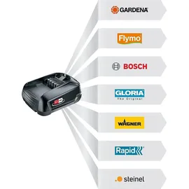 Gardena Starterset P4A 18V/45 Li-Ion 2 x 2,5 Ah  + AL 1830 CV 14907