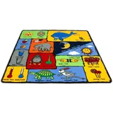 Primaflor Lern- und Spielteppich GEGENSÄTZE | 200x200 cm