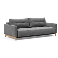 INNOVATION LIVING Schlafsofa Pyxis Deluxe Excess Stoff Grau Charcoal