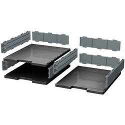EXACOMPTA Ablagebox-Set »Modulodoc Ecoblack normal« schwarz, 30.5x10.5x36.3 cm