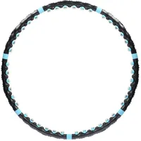 HMS Hula Hop mit Magneten Massagenoppen und Magnete Durchmesser 98cm Massaging Black and Blue