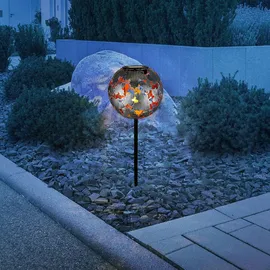 GLOBO 36748S Solarleuchte Metall silbergrau, LED