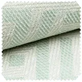 novely® Stoff exquisit MISINTO Design-Polsterstoff mit 3D Leinenstruktur, Schwer Entzündbar, Robust, Abriebfest, Meterware, 1lfm grün