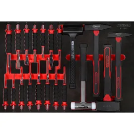 KS Tools Schaumstoffeinlage Metall rot