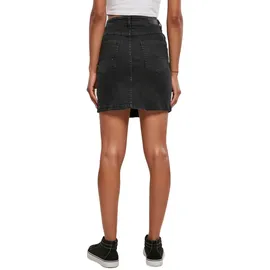 URBAN CLASSICS Organic Stretch Kurzer Rock Mit Hoher Taille Black Washed 29