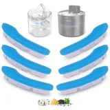 Katzenbrunnen Filter Trinkbrunnen für Katzen Filters Ersatzfilter 6 Wiederverwendbare Aktivkohlefilter für HAPUP Katzentrinkbrunnen Wasserbrunnen für Katzen Welpen 1,8 l
