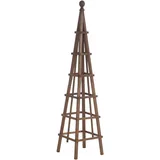 Mendler Rankgitter HWC-Q19 148 x 33 x 33 cm Dunkelbraun