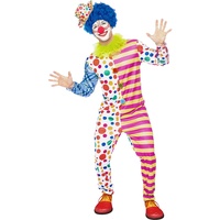 Funidelia | Clown Kostüm Deluxe für Herren Clowns, Zirkus, Lustige & Ausgefallene - Kostüm für Erwachsene & Verkleidung für Partys, Karneval & Halloween - Größe M - Gelb