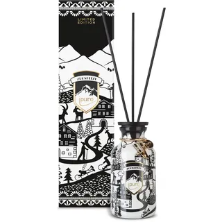 ipuro x Zugspitze Raumduft 240ml - Limited Edition Winterduft Grapefruit, Kakao & Vanille Duft - Gemütlicher langanhaltender Duft für Ihr Zuhause - Lufterfrischer für Wohnung - Diffuser mit Stäbchen