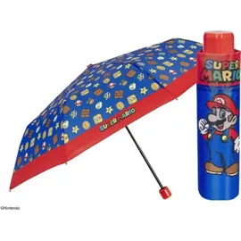 Perletti Super Mario Taschenschirm - Blau