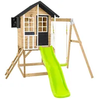 Zwerkules Spielhaus Holli 2 m. Rutsche u. Schaukel 352