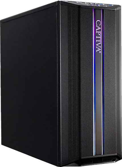 CAPTIVA Advanced Gaming R70-285, PC mit AMD RyzenTM 5 5500 Prozessor, 8 GB RAM, 500 SSD, NVIDIA, GeForce RTXTM 3050, Kein Betriebssystem