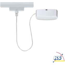 Paulmann Zubehör für 1-Phasen-Schienensystem URAIL - Stromeinspeisung, 230V, max. 1000W, Kabel 50cm, weiß PAUL-97679