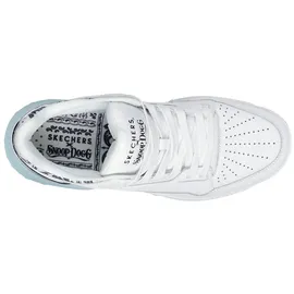 SKECHERS »SIZZLE-SNOOP SIZZLE BUCKETS« , Schnürschuh, Freizeitschuh, MidCut mit Air-Cooled Memory Foam weiß