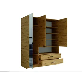 Home Affaire Wäscheschrank LAREDO 158,3 x 200,5 x 55 cm Braun/Beige