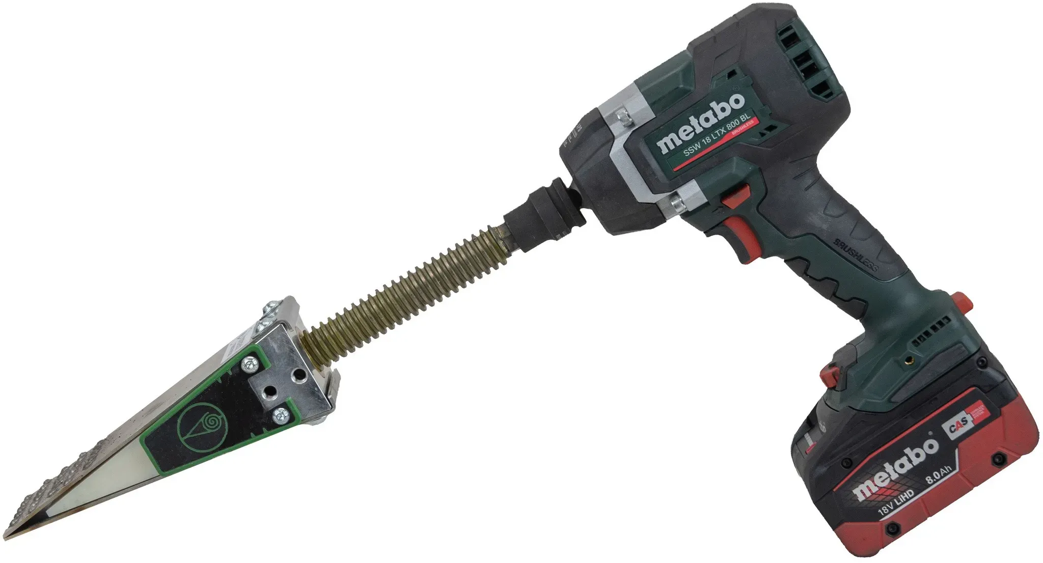 Forstreich Fällkeil-Set TR 24 AQ mit Schlagschrauber Metabo SSW 18 LTX 800 BL, 2 Akkus 8,0 Ah und Ladegerät ASC 290