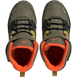 Adidas Terrex Trailmaker High Cold.RDY Hiking Shoes Wanderschuhe, Focus Olive/Pulse Olive/Orange, 40 EU