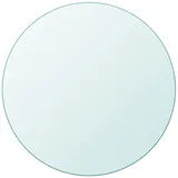 deluke Tischplatte rund Ø 40 cm Glas 8 mm dick Transparent
