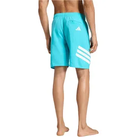 adidas 3-Streifen 8" INCH, lucid cyan/white 3XL