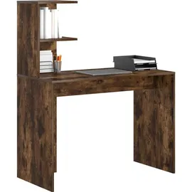 vidaXL Schreibtisch Geräucherte Eiche 102 x 50 x 124 cm Holzwerkstoff