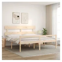 vidaXL Seniorenbett 200 x 200 cm Beige