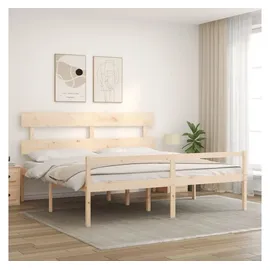 vidaXL Seniorenbett 200 x 200 cm Beige
