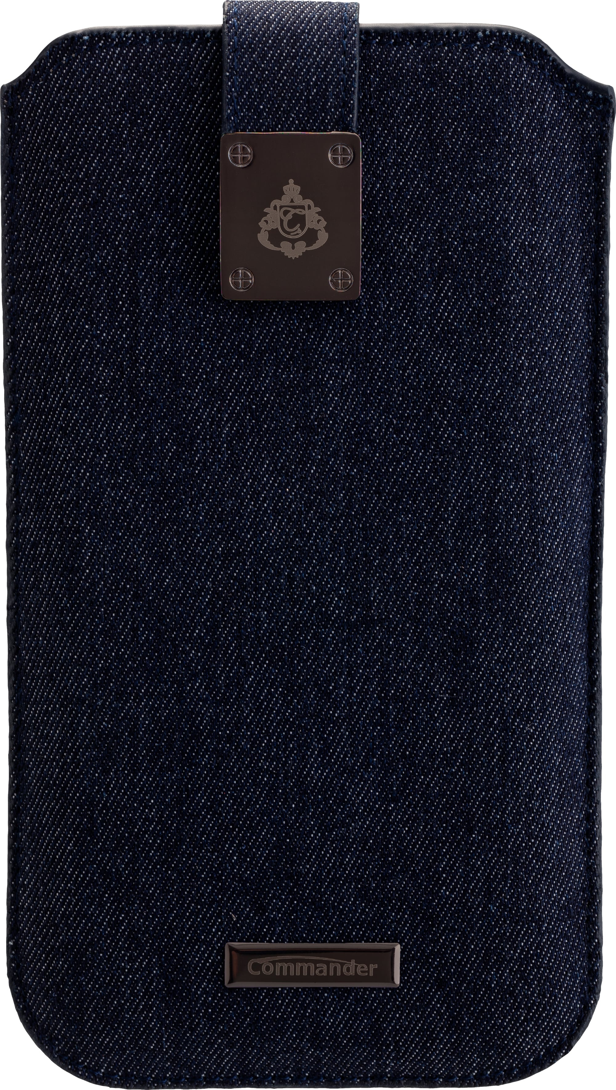 Peter Jäckel COMMANDER MILANO XXL5.2 Jeans, z.B. für Samsung G900 Galaxy S5/ Sony Xperia Z/ HTC One (M8) Innenmaß (Samsung), Smartphone Hülle, Schwarz
