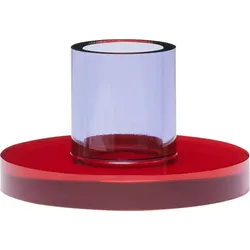 Astra Klassischer Kerzenhalter rot-violett