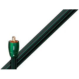 AudioQuest Forest Koaxialkabel schwarz, Länge: 0,75 m, vergoldete Anschlüsse, 75 Ohm